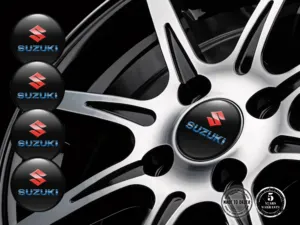 Suzuki Logo Insignes Bombés Autocollants Roues Élégants